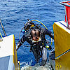 Man' balaou plongée sous marine  à Marie Galante en Guadeloupe